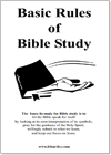 Basic Rules of Bible Study