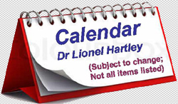 Calendar - Dr Lionel Hartley