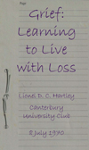 A hand-written transcript