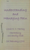 A hand-written transcript
