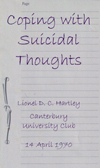 A hand-written transcript