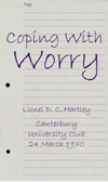 A hand-written transcript