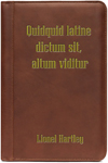 Quidquid latine dictum sit, altum viditur - a compilation of palindromes, oxymorons, and humorous definitions