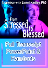 From Stressed to Blessed (Seminar) 