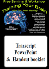 Training Your Brain (Seminar and Workshop)